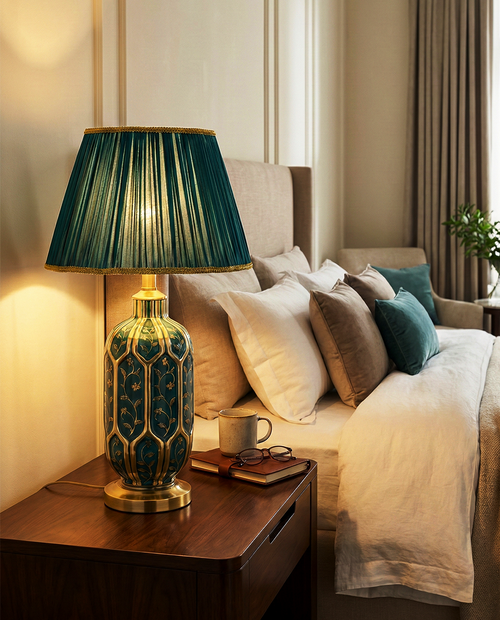 Emerald Decorative Ceramic Lamp