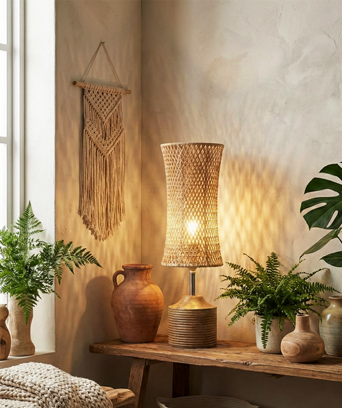 Artisan Woven Ambient Lamp