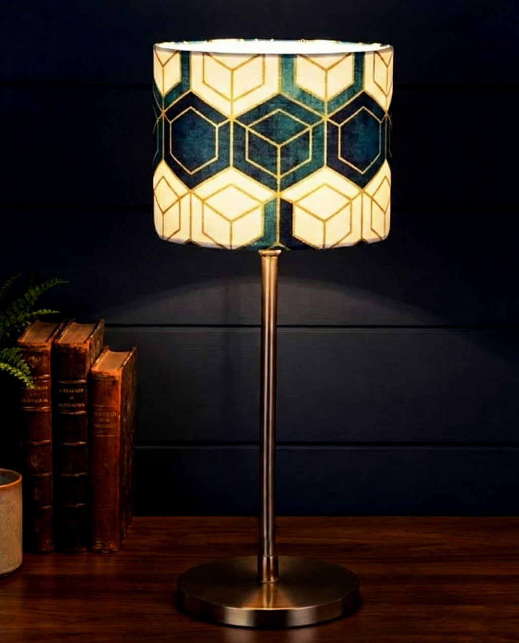 Geometric Pattern Table Lamp