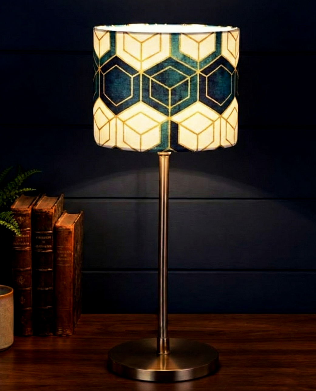 Geometric Pattern Table Lamp