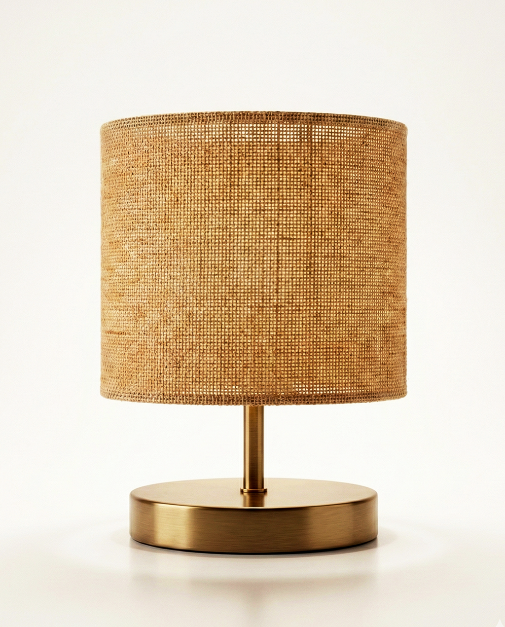 Natural Woven Fabric Table Lamp
