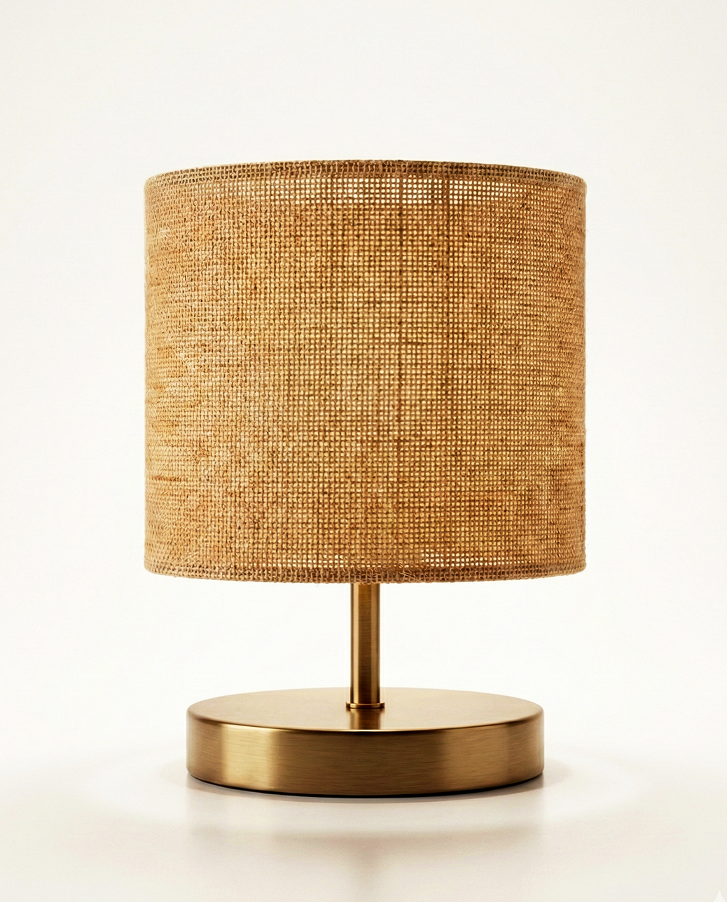 Natural Woven Fabric Table Lamp