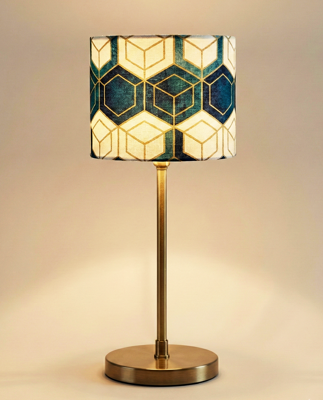 Geometric Pattern Table Lamp