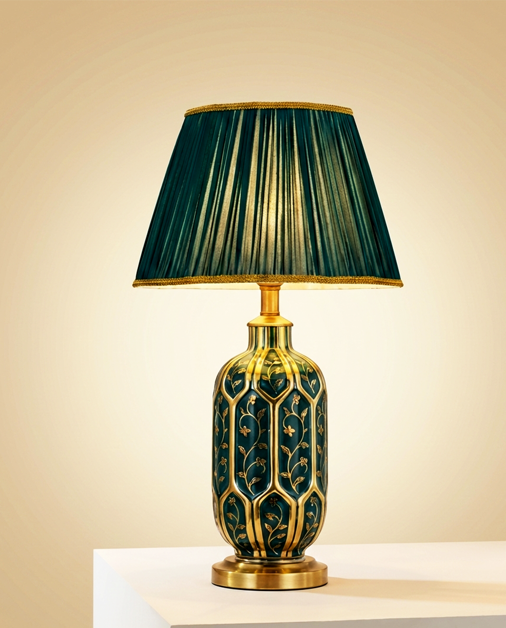 Emerald Decorative Ceramic Lamp